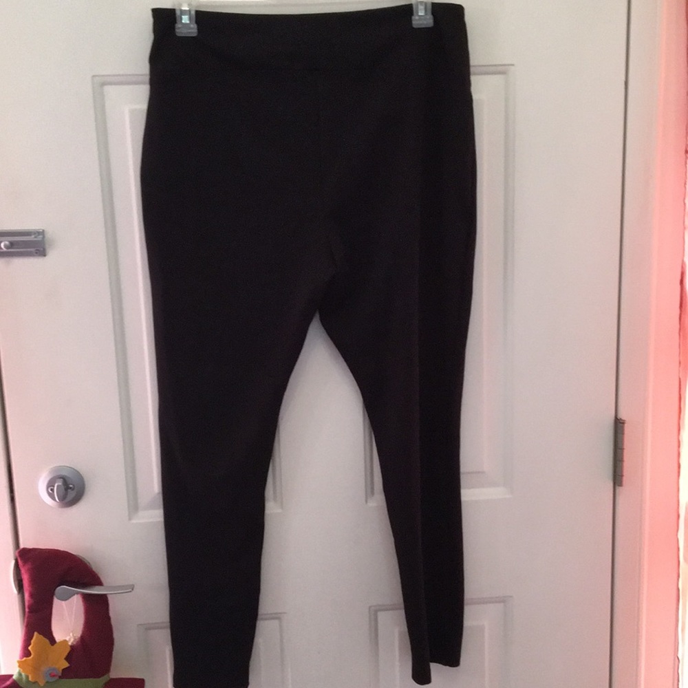 Apt 9 XL long pants, black pull on